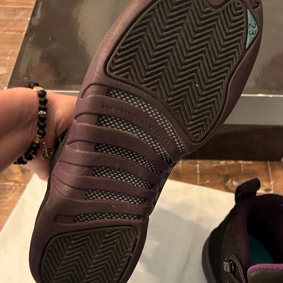 Jordan Women’s Sneakers in Black and Purple - Picture 4 of 4